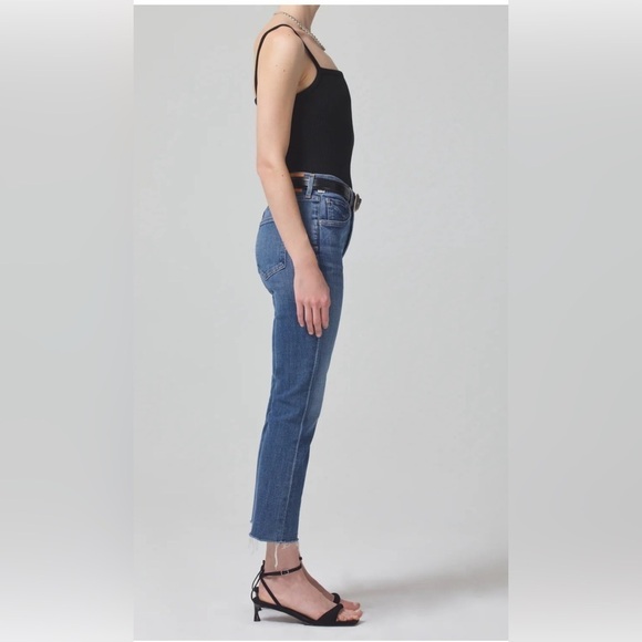 Citizens of Humanity Isola Cropped Boot in Lawless Size 30 - Picture 3 of 16